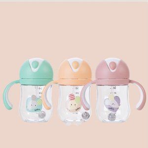 "Baby Soft Spout Sippy Cups, Learner Cup with Removable Handles, Leak-Proof